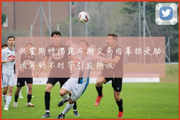 风霍斯特揭露布朗交易内幕称受胁迫筹码不对等引发热议