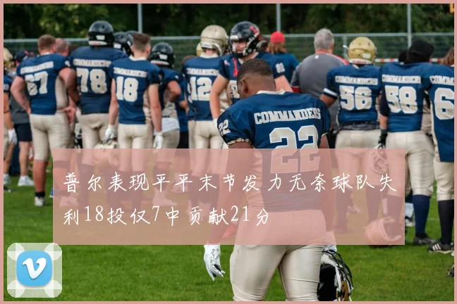 普尔表现平平末节发力无奈球队失利18投仅7中贡献21分